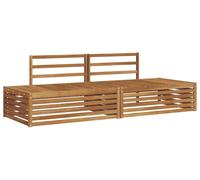 Ensemble de canapés d'extérieur vidaXL Nature 203,5 x 83 x 73 cm en bois massif d'acacia