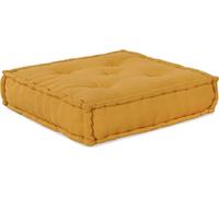 Ensemble de canapés modulaires vidaXL, 4 pièces, tissu jaune