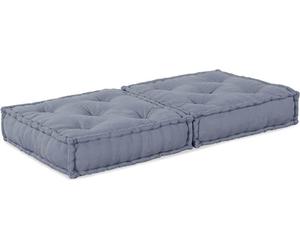 Ensemble de canapés modulaires vidaXL, gris, 70 x 70 x 36 cm, tissu