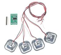 Ensemble de Capteurs de Poids de Cellule de 50 Kg, Amplificateur de Module HX711, 2 écrans LCD 1602 pour