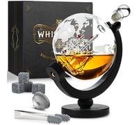 Ensemble de carafe à whisky de luxe, 900 ml, avec accessoires
