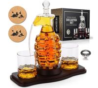 Ensemble de carafe à whisky, en forme de grenade, 850 ml + 2 verres de 300 ml