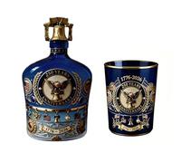 Ensemble de carafes et de tasses à whisky commémoratives de 250 ans d ' Amérique, bouteille de liqueur en verre patriotique pour la maison, le club ou le de fête Carafe à whisky avec verres