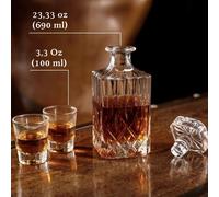 Ensemble de carafes Kemstood 4 en 1 Oldtimer (945 ml) - avec verres en cristal