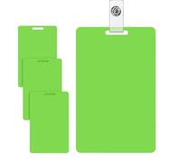 Ensemble De Carnet De Notes Effaçable 4 Pièces - Porte-badge Vertical Réutilisable Avec Bloc-notes | Mini Tableau Blanc Effaçable Avec Pince Pour Carte D'identité | Pour Les Infirmières, Les Médecins,