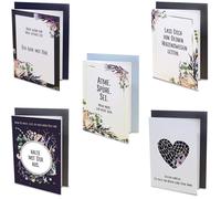 Ensemble de Cartes de Condoléances Funéraires pour Obsèques 3x5pcs avec 15 Enveloppes