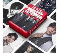 Ensemble de cartes photo de collection B/T/S V JHOPE - Kit de scrapbooking fait par des fans, cartes de collection pour cadeau d'anniversaire avec boîte d'affichage, ensemble de marque-pages, cartes d