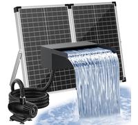 Ensemble de cascade solaire avec pompe de bassin