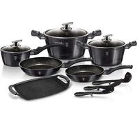Berlinger Haus ensemble de pots en revetement granit 12 pcs. Carbon ProBH6911