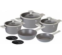 Ensemble de Casseroles Berlinger Haus BH-7061N Titan Gris 6 Pièces
