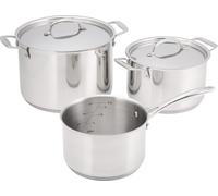 Ensemble de casseroles Judge Essentials 5 pièces, acier inoxydable 18/10, 18/20/24 cm, argent