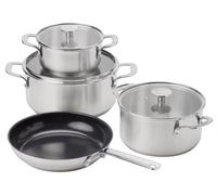 Ensemble de casseroles KitchenAid | Acier inoxydable | 7 pièces