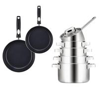 Ensemble de casseroles Sola - Poêles Beka - Ruby - ø 16-28 cm - 7 pièces