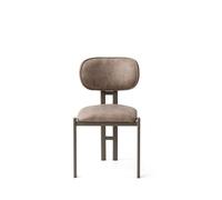 Ensemble de chaises (2 pièces) en métal ""Muriz"" - Vison
