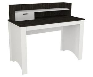 Ensemble de chambre de jeunes Bureau + étagère murale + bibliothèque Meubles pour enfants Blanc 3pcs