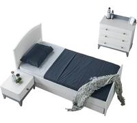 Ensemble de chambre d'enfant de luxe moderne Comprend lit+table de nuit+commode 3pcs Nouveau