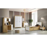 Ensemble de chambre d'enfant Lit Table de nuit Commode Armoire Bureau 5pcs.