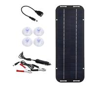 Ensemble de chargement de panneaux solaires minces et flexibles avec accessoires standard Panneaux solaires faciles à transporter pour les campeurs cyclistes explorateurs Ensemble d ' alimentation