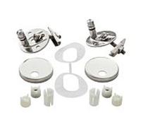 Ensemble de charnières à fermeture amortie Ideal Standard Connect, chromées, pour abattant de toilettes