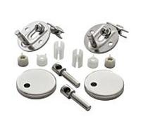 Ensemble de charnières Ideal Standard Connect pour abattant de toilette, chromé