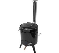 Ensemble de chaudrons Fiestaset, pour fete traditionnelle, complet, pour goulasch, chaudron de 14 litres, émaillé, avec louche, couvercle et cuillere en bois