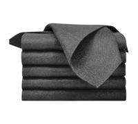 Ensemble de chiffons de nettoyage - 5 chiffons en microfibre pour instruments, cuisine, salle de bain et verre | Lingettes absorbantes sans traces pour vaisselle, comptoir, miroir, pare-brise