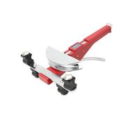 Ensemble de cintrage de tubes CT-999F - Machine de cintrage de tubes manuelle - Adaptable à différentes tailles - Livré avec un coupe-tube et un ébavureur - Avec mallette - Pour systèmes de chauffage,