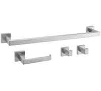 Ensemble De Cintres De Salle De Bain Rea Rio Nickel Brossé