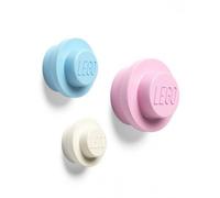 LEGO Ensemble de cintres muraux Room Copenhagen – Blanc, Bleu clair, Rose – Petit/Moyen/Grand