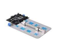 Ensemble de circuits, support de tableau, pince à souder, support IC 120 x 80 mm, support fixe portable, pour travaux de réparation, hommes, femmes, accessoires de techniciens, améliore l'efficacité