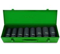 Ensemble de clés à douille TOPTUL, coffret GDAD0804, en acier chrome-molybdène