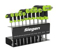 Ensemble De Clés TRX-Star Sealey 10 Pièces T-Handle S01151