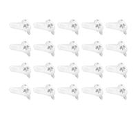 Ensemble de clips pour moustiquaire - Kit de fixation pour moustiquaire de fenêtre 20 pièces avec vis, matériel de clip de retenue en ABS, solution de montage de protection d'écran pour maison