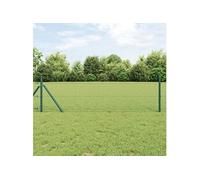 vidaXL Clôture en fil soudé pour sol 25 x 0,5 m (L x H)