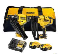 Ensemble de cloueuses sans fil et sans balais DeWalt DCN692+DCN660 DCK246P2
