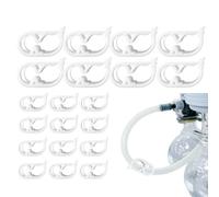 Ensemble de colliers de serrage - 20 pièces, conception élastique de contrôle de débit réglable, système de régulation de l'eau de précision, mécanisme de de tube anti-fuite, clip de