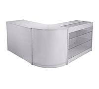 Ensemble de comptoirs Mars Blanc Brillant