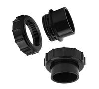 Ensemble de connecteurs de filtre de spa de rechange avec écrou de raccordement ABS et composants d'étanchéité, pièces d'adaptateur de filtre de piscine pour piscine et équipement de spa, adaptateur