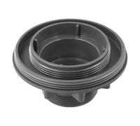 Ensemble de connecteurs filetés pour tuyau de piscine Intex compatible avec 10744 10256 26341W 26345W 26375EH 26761EH 28345VM 28952EH 28961EH avec rainure de filtre et joint en caoutchouc pour