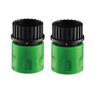 Ensemble de connecteurs rapides pour tuyau d'arrosage, 2 pièces ABS 100g - 3/4, adaptateur de filetage interne externe à 6 points, système de couplage de robinet d'eau | Fixation d'irrigation pour lav