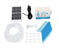 Ensemble de contrôleur d'irrigation Goutte à Goutte Automatique à énergie Solaire, Kit de minuterie d'eau de Jardin Intelligent avec Chargement USB pour l' en Serre et Le Jardin
