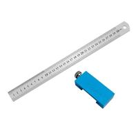 Ensemble de corps de positionnement de règle avec cadre de, 30CM | Forme de localisation ABS, contrôle par vis moletée pour les tâches de marquage de précision