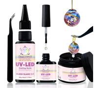 Ensemble de couche de finition brillante en résine de revêtement UV 110 g avec kits de recharge