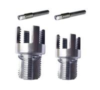 Ensemble de coupe-fils délicat à double usage - Équipement de plomberie - Convient pour perceuses électriques pour systèmes de tuyaux, adaptateur de perceuse à main, enfile-tuyaux, enfile-tubes