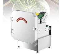 Ensemble De Coupe-LéGumes ÉLectrique, Hachoir À LéGumes Professionnel 200 W Épaisseur 400lb/h Réglable De 1 À 35 Mm Pour Oignons Nouveaux, Oignons Verts, Concombres, Bananes(220V)