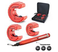 Ensemble de coupe-tubes en cuivre, comprenant 3 coupe-tubes : 1/2", 3/4" et 1"