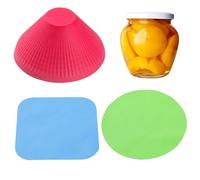 Ensemble De Coussinets De Préhension Pour Ouvre-bocal - Ouvree | bocal En Caoutchouc Antidérapant, Ouvre-couvercle De Bouteille De Cuisine Multi-formes | Protection Anti-dérapante De Pince D