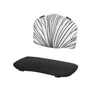 Ensemble De Coussins Kinderkraft Enock Pour Chaise Haute Avec Fixation Autoagrippante, Soutien Confortable Et Entretien Facile Noir TU