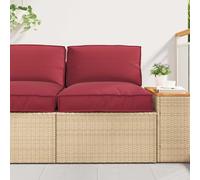 Ensemble de coussins pour palettes vidaXL, en tissu Oxford, couleur crème, 80 x 80 x 52 cm
