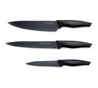 Ensemble de couteaux 3 pièces Noir Royalty Line RLBCB3 Noir